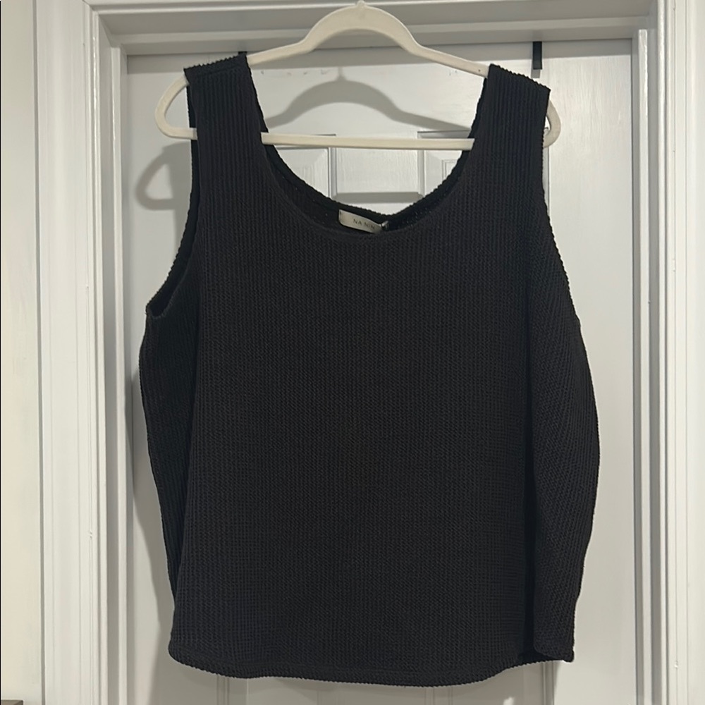 NWT Na Nin Marni Knitted Cotton Rib Tank one size